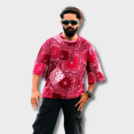 All Over Print Drop Shoulder